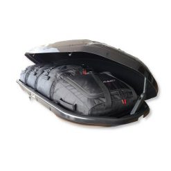 Torby Do Boksu Dachowego Interpack Tornado 6.6 4Szt Kjust. Czarne torby podróżne KJUST, bez wzorów. Za 796.00 zł.