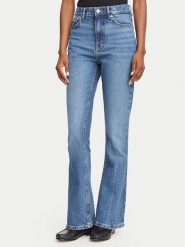 HUGO Jeansy Geflare_2 50566178 Niebieski Flare Fit. Niebieskie jeansy Hugo, bez wzorów, z bawełny. Za 594.99 zł.