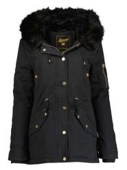 Geographical Norway Parka "Boldina" w kolorze czarnym rozmiar: XL. Czarne płaszcze Geographical Norway, xl, bez wzorów, bez kaptura. Za 246.53 zł.