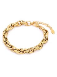 MOODE Bransoletka "Giuliana" rozmiar: onesize. Żółte bransoletki MOODE, ze stali. Za 43.99 zł.