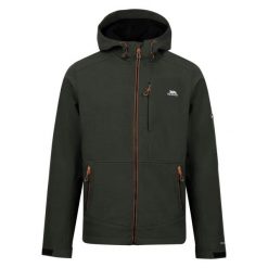 Kurtka wodoodporna Trespass Dante. Szare kurtki Trespass, l, bez wzorów, z elastanu, bez kaptura. Za 373.99 zł.