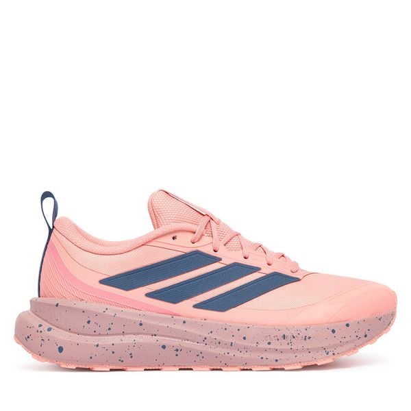 Buty do biegania adidas. Czerwone buty do biegania adidas, bez wzorów, bez zapięcia, do biegania. Za 259.99 zł.
