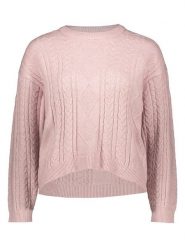 ONLY Sweter w kolorze jasnoróżowym rozmiar: M. Różowe swetry ONLY, m, bez wzorów, z materiału, bez ramiączek. Za 113.99 zł.