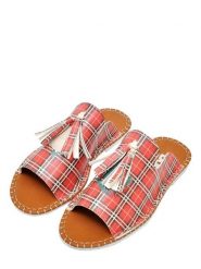 Dogo Klapki "Just Cool" w kolorze czerwonym rozmiar: 39. Czerwone klapki Dogo, bez wzorów, z materiału, klasyczne, z otwartym noskiem, bez obcasa, bez zapięcia. Za 87.19 zł.