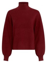 MOSS COPENHAGEN Sweter "Mercy" w kolorze bordowym rozmiar: M/L. Czerwone swetry Moss Copenhagen, l, bez wzorów, bez ramiączek. Za 130.99 zł.
