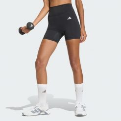 Krótkie legginsy Optime Essentials Workout. Czarne legginsy adidas, bez wzorów, sportowe, krótkie. Za 179.00 zł.