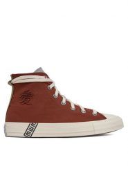 Converse Trampki Naruto Chuck Taylor All Star A14838C Czerwony. Czerwone trampki Converse, bez wzorów, z materiału, retro, bez zapięcia. Za 299.99 zł.
