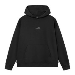 Kubota Bluza Z Kapturem Unisex Statement Czarna. Czarne bluzy Kubota, m, bez wzorów, z bawełny, wizytowe, bez ramiączek, z kapturem. Za 249.99 zł.