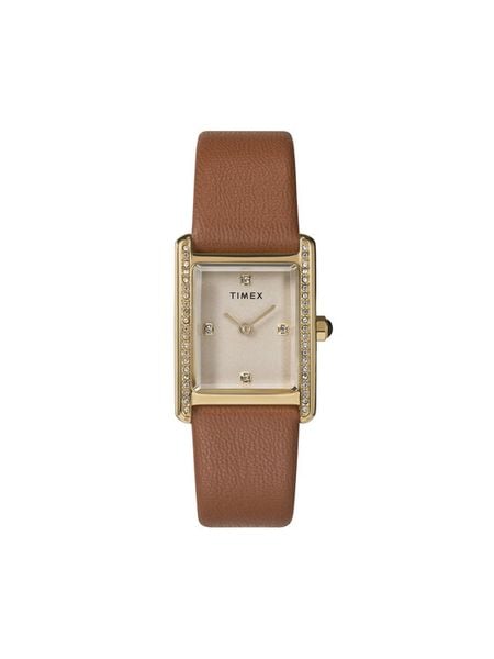 Timex Zegarek Hailey TW2W63900 Brązowy. Brązowe, analogowe zegarki Timex. Za 499.99 zł.