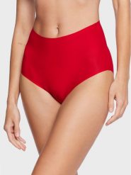 Chantelle Figi klasyczne z wysokim stanem Soft Stretch C26470 Czerwony. Czerwone figi Chantelle, bez wzorów, z syntetyku, z podwyższonym stanem. Za 59.99 zł.