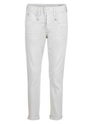 Herrlicher Spodnie w kolorze białym rozmiar: W34. Białe spodnie materiałowe Herrlicher, bez wzorów, z materiału, klasyczne. Za 217.99 zł.