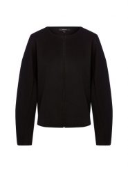 Opus Damska kurtka dresowa - Gemuri Kobiety Sztuczne włókno czarny jednolity, S. Czarne kurtki Opus, s, bez wzorów, z dresówki, bez kaptura. Za 399.95 zł.