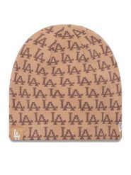 New Era Czapka Jacquard Skull Bean 60565440 Beżowy. Brązowe czapki zimowe New Era, bez wzorów, z materiału. Za 159.99 zł.