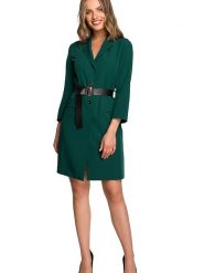 Stylove Sukienka w kolorze zielonym rozmiar: XL. Zielone sukienki Stylove, xl, bez wzorów, bez kołnierzyka, bez ramiączek, mini. Za 198.10 zł.