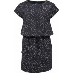 Elegancka letnia sukienka bawełniana dla kobiet Baskela. Niebieskie sukienki ZSPORT, m, bez wzorów, z bawełny, eleganckie, bez kołnierzyka, bez ramiączek, dopasowane. Za 176.99 zł.