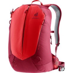 Plecak z siatką dystansową Deuter AC Lite 17 - cherry/masala. Czerwone plecaki Deuter, bez wzorów, bez dodatków. Za 424.99 zł.