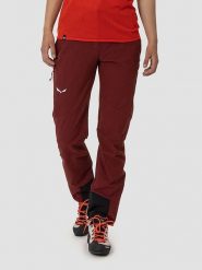 Salewa Spodnie funkcyjne "Orval 3" w kolorze bordowym rozmiar: 36. Czerwone spodnie dresowe Salewa, bez wzorów. Za 409.95 zł.