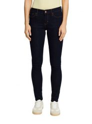 ESPRIT Dżinsy - Skinny fit - w kolorze granatowym rozmiar: W26/L32. Niebieskie jeansy Esprit, l, z aplikacjami, ze skóry, klasyczne. Za 61.46 zł.