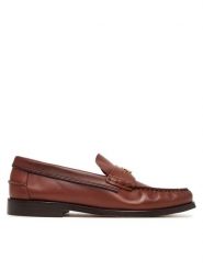 Tommy Hilfiger Mokasyny Hilfiger Penny Loafer Smooth Lth FW0FW09249 Brązowy. Brązowe mokasyny Tommy Hilfiger, bez wzorów, ze skóry. Za 649.99 zł.