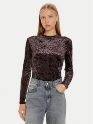 Marella Bluzka Balera 2423946035 Brązowy Regular Fit. Brązowe bluzki Marella, s, bez wzorów, z syntetyku, bez kołnierzyka, bez ramiączek. Za 269.99 zł.