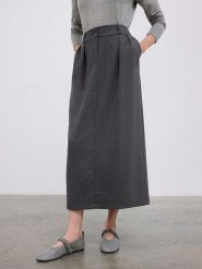 BGN Spódnica w kolorze antracytowym rozmiar: 36. Czarne spódnice BGN, na co dzień, bez wzorów, maxi, proste. Za 78.99 zł.