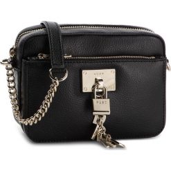 Torebka DKNY - R91EHB75 Blk/Gold BGD. Czarne listonoszki DKNY, bez wzorów, ze skóry, bez dodatków. Za 719.00 zł.