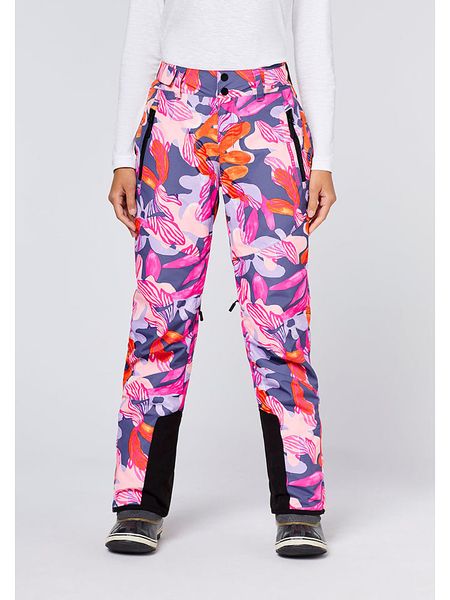 Chiemsee Spodnie narciarskie w kolorze różowym ze wzorem rozmiar: 44. Różowe spodnie dresowe Chiemsee, bez wzorów. Za 386.53 zł.