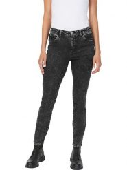 Heine Dżinsy push-up - Slim fit - w kolorze antracytowym rozmiar: 38. Czarne jeansy Heine, bez wzorów, klasyczne. Za 78.66 zł.