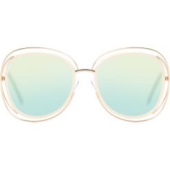 Złoto-Różowe Okulary Modern Lust. Okulary przeciwsłoneczne marki Kazar. Za 39.99 zł.