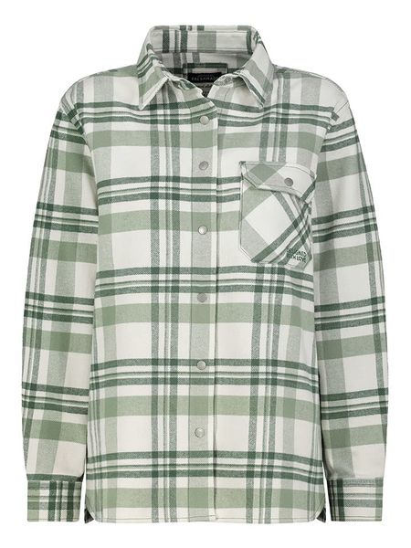 Sublevel Koszula w kolorze zielono-białym rozmiar: XL. Zielone koszule Sublevel, xl, bez wzorów, z bawełny, bez kołnierzyka, bez ramiączek. Za 114.44 zł.