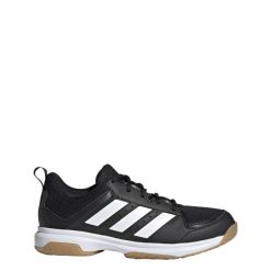Buty do siatkówki dla dorosłych Adidas Ligra 7 Indoor Shoes. Białe buty do biegania adidas, bez wzorów, z materiału, bez zapięcia, do biegania. Za 318.35 zł.