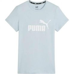 Koszulka sportowa damska Puma K15587. Niebieskie t-shirty sportowe Puma, s, bez wzorów, bez ramiączek, na fitness i siłownię. Za 83.00 zł.