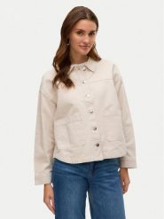 Vero Moda Koszula jeansowa Jamie 10331693 Beżowy Relaxed Fit. Brązowe koszule Vero Moda, xl, bez wzorów, z bawełny, bez kołnierzyka, bez ramiączek. Za 159.99 zł.