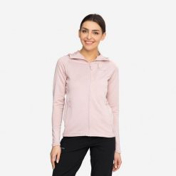 Bluza damska VIKING Birger Lady rozpinana z kapturem. Czerwone bluzy z kapturem Viking, l, bez wzorów, z elastanu, z kapturem, na fitness i siłownię. Za 396.00 zł.