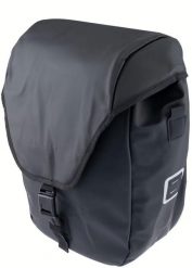 Torba na bagażnik rowerowy „Commuter Side”, czarna. Czarne torby na laptopa ATRAN VELO, bez wzorów, na ramię, matowe. Za 315.75 zł.