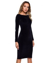 Made of emotion Sukienka w kolorze granatowym rozmiar: S. Niebieskie sukienki Made Of Emotion, s, bez wzorów, z bawełny, bez kołnierzyka, bez ramiączek, midi. Za 194.99 zł.