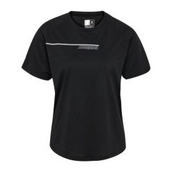 T-shirt damski Hummel hmlCOURT. Czarne t-shirty Hummel, bez wzorów, sportowe, bez kołnierzyka, bez ramiączek. Za 160.00 zł.