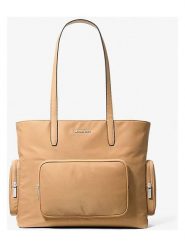 Michael Kors Shopper bag w kolorze beżowym - 43 x 30 x 12 cm rozmiar: onesize. Brązowe shopper bag Michael Kors, bez wzorów, z materiału, na ramię, bez dodatków. Za 565.99 zł.