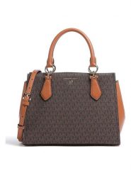 Michael Kors Torebka w kolorze brązowym - 28,5 x 21 x 14 cm rozmiar: onesize. Brązowe torebki klasyczne Michael Kors, bez wzorów, z materiału, przez ramię, bez dodatków. Za 868.19 zł.