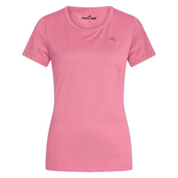 Damska koszulka do jazdy konnej Euro-Star Enya. Czerwone t-shirty sportowe EURO-STAR, bez wzorów, bez ramiączek, do jazdy konnej. Za 271.50 zł.