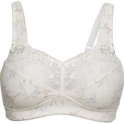 Biustonosz odciążający bez fiszbinów bonprix ecru z nadrukiem. Biustonosze marki bonprix. Za 54.99 zł.