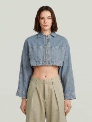 G-Star Kurtka dżinsowa w kolorze błękitnym rozmiar: XS. Niebieskie kurtki G-Star, xs, bez wzorów, retro, bez kaptura. Za 282.99 zł.