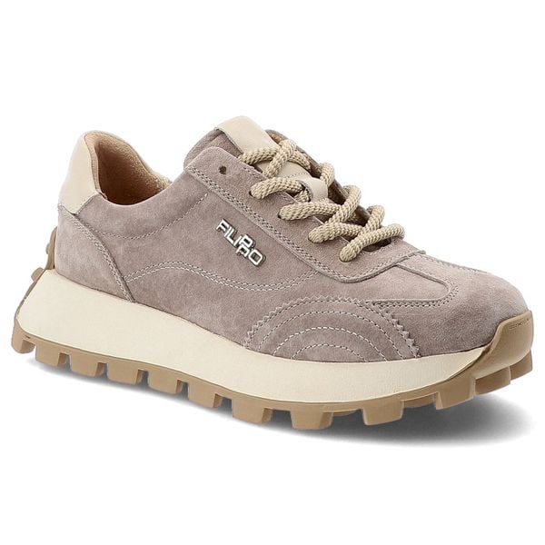Beżowe Sneakersy Filippo Sportowe Buty Damskie Na Platformie. Brązowe buty treningowe Filippo, bez wzorów, bez zapięcia. Za 219.00 zł.