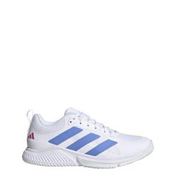 Buty do siatkówki dla dorosłych Adidas Court Team Bounce 2.0 Shoes. Białe buty treningowe adidas, bez wzorów, z gumy, bez zapięcia, do biegania. Za 391.40 zł.