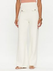 TWINSET Spodnie materiałowe 241TP3091 Écru Straight Fit. Spodnie materiałowe Twinset, bez wzorów, z materiału. Za 1,339.00 zł.