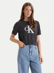 Calvin Klein Jeans Sweter Chunky LV044E306G Szary Regular Fit. Szare swetry Calvin Klein Jeans, xs, bez wzorów, z bawełny, bez ramiączek. Za 329.99 zł.