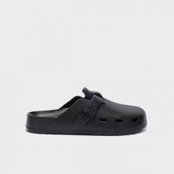 Klapki basenowe unisex do pływania Bahia Clog czarne. Czarne klapki Scholl, bez wzorów, z materiału, bez obcasa, bez zapięcia. Za 189.99 zł.