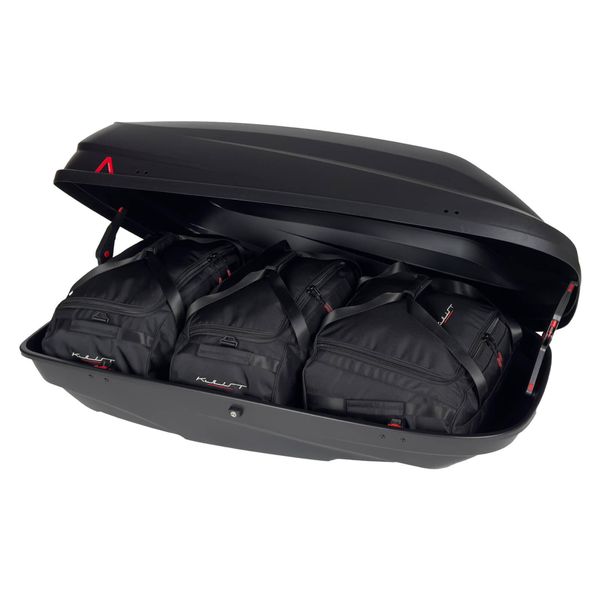 Torby Do Boksu Dachowego G3 Bicube 400+ 3Szt Kjust. Czarne torby podróżne KJUST, bez wzorów. Za 623.00 zł.