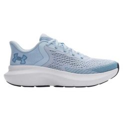 Buty do biegania Under Armour Charged Rogue 5 niebieskie. Niebieskie buty do biegania Under Armour, bez wzorów, z materiału, bez zapięcia, do biegania. Za 426.95 zł.