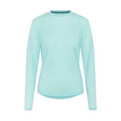 Damska koszulka z długim rękawem Kari Traa Embla. Niebieskie bielizna termoaktywna damska Kari Traa, bez wzorów, bez ramiączek. Za 370.00 zł.